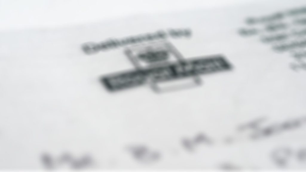 courrier aux allures officielles mais flou